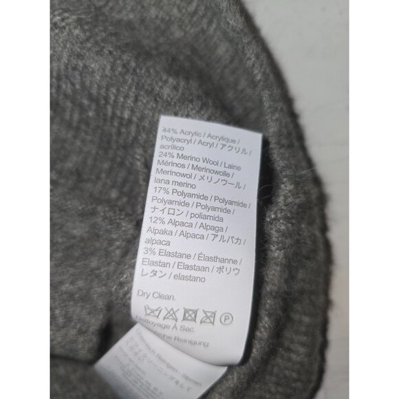 J.Crew Cocoon sweater-blazer grey L Acrylic & Merino Wool Alpaca Cardigan - Picture 4 of 5